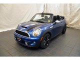 2012 Lightning Blue Metallic Mini Cooper S Convertible #66882172