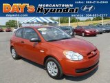 2008 Tango Red Hyundai Accent GS Coupe #66882925