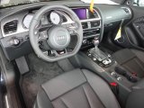 2013 Audi S5 3.0 TFSI quattro Convertible Black Interior