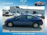 2012 Dyno Blue Pearl Honda Civic LX Sedan #66882863