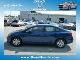 2012 Dyno Blue Pearl Honda Civic LX Sedan #66882858