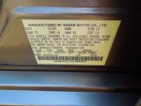 2005 Maxima Color Code for Spirited Bronze Pearl - Color Code: KY2