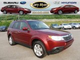 2009 Camellia Red Pearl Subaru Forester 2.5 X Premium #66952257