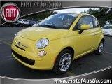 2012 Giallo (Yellow) Fiat 500 Pop #66952245
