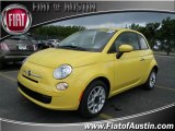 2012 Giallo (Yellow) Fiat 500 Pop #66952243