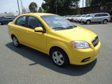 Summer Yellow Chevrolet Aveo in 2011
