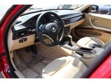 2009 BMW 3 Series 328i Sedan Beige Interior