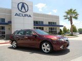 2012 Basque Red Pearl Acura TSX Technology Sport Wagon #66951475