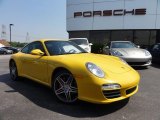 2010 Speed Yellow Porsche 911 Carrera 4S Coupe #66951454