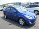 2013 Marathon Blue Hyundai Accent GLS 4 Door #66951424