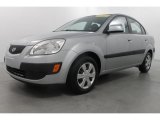 2007 Silver Kia Rio LX Sedan #66951418