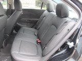2012 Chevrolet Sonic LTZ Sedan Jet Black/Brick Interior