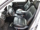 2002 Volkswagen Jetta GLX VR6 Wagon Black Interior