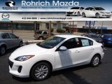 2012 Crystal White Pearl Mica Mazda MAZDA3 i Touring 4 Door #67011993