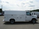 2012 Oxford White Ford E Series Cutaway E350 Commercial Utility Truck #67011899