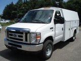 2012 Ford E Series Cutaway E350 Commercial Utility Truck Front 3/4 View