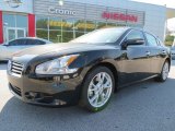 2012 Super Black Nissan Maxima 3.5 SV Premium #67012239