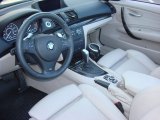 2009 BMW 1 Series 135i Convertible Taupe Interior