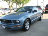 2007 Windveil Blue Metallic Ford Mustang V6 Premium Convertible #6562324