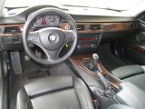 2007 BMW 3 Series 335i Coupe Black Interior