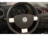 2007 Volkswagen New Beetle Triple White Convertible Steering Wheel