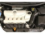 2007 Volkswagen New Beetle Triple White Convertible 2.5 Liter DOHC 20 Valve 5 Cylinder Engine