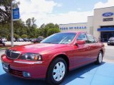 Vivid Red Clearcoat Lincoln LS in 2004