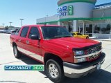 2004 Victory Red Chevrolet Avalanche 1500 4x4 #67073807