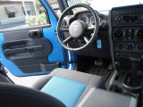 2010 Jeep Wrangler Unlimited Islander Edition 4x4 Dark Slate Gray/Blue Interior