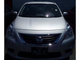 2012 Brilliant Silver Metallic Nissan Versa 1.6 SV Sedan #67073854
