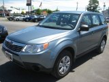 2010 Newport Blue Pearl Subaru Forester 2.5 X #67073843