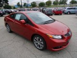 Sunburst Orange Pearl Honda Civic in 2012