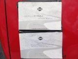 2000 Nissan Xterra SE V6 4x4 Books/Manuals