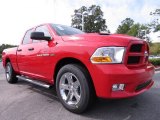 Flame Red Dodge Ram 1500 in 2012
