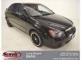 2006 Ebony Black Kia Spectra SX Sedan #67104213