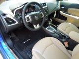 2012 Dodge Avenger SXT Black/Light Frost Beige Interior