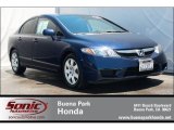 2009 Royal Blue Pearl Honda Civic LX Sedan #67104172