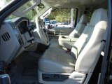 2008 Ford F450 Super Duty Lariat Crew Cab 4x4 Dually Medium Stone Grey Interior