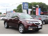 2010 Dark Cherry Pearl Acura MDX Technology #67146977