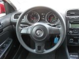 2011 Volkswagen Jetta S SportWagen Steering Wheel