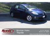 2012 Nautical Blue Metallic Toyota Prius 3rd Gen Three Hybrid #67146848