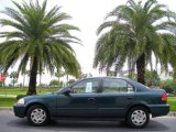 1996 Dark Green Pearl Metallic Honda Civic LX Sedan #6637400