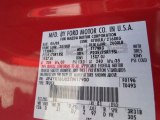 2003 B-Series Truck Color Code for Performance Red - Color Code: E4