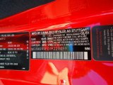 2001 SLK Color Code for Magma Red - Color Code: 586