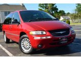 2000 Inferno Red Pearlcoat Chrysler Town & Country LXi #67213206