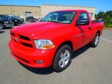 2012 Flame Red Dodge Ram 1500 Express Regular Cab #67213498