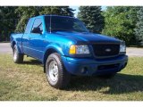 2001 Bright Island Blue Metallic Ford Ranger Edge SuperCab 4x4 #67213771