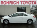 2007 Taffeta White Honda Civic LX Coupe #67213757