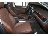 2012 Volkswagen Touareg VR6 FSI Lux 4XMotion Saddle Brown Interior