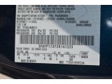 2002 Escort Color Code for Twilight Blue Metallic - Color Code: MK